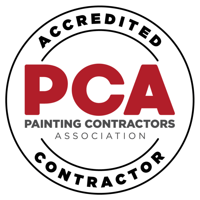 pca accredited paint company badge